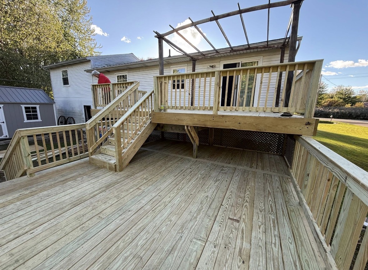 Pressure-Treated Deck & Pergola