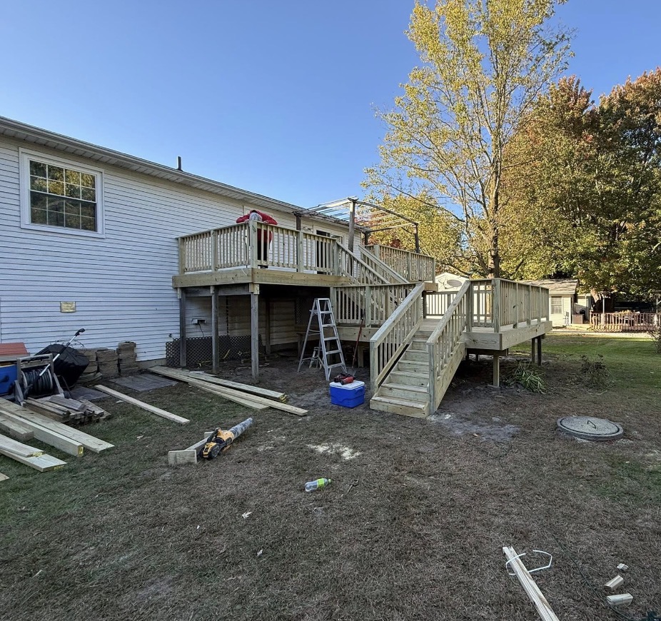 Elevated Deck Build